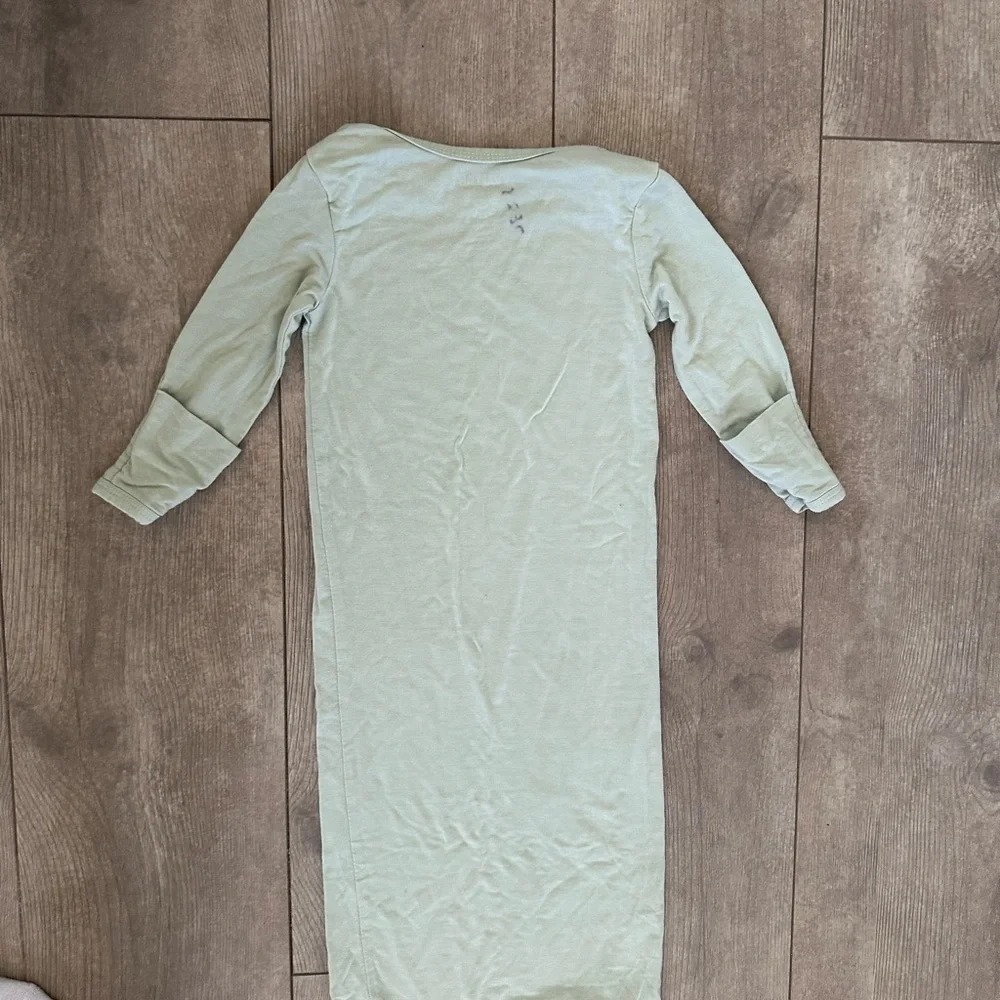 Wallaby kids 0-3 months knotted baby gown super soft  viscose from bamboo